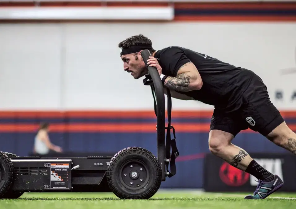 man exercising