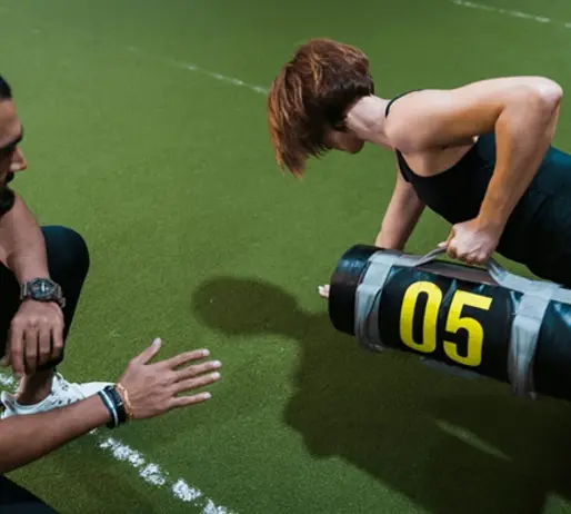 Woman With Personal Trainer 2