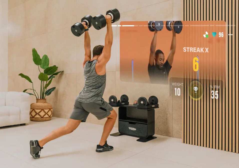 man exercising