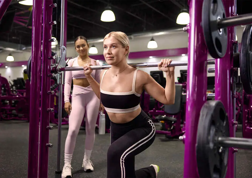 Girl exercising