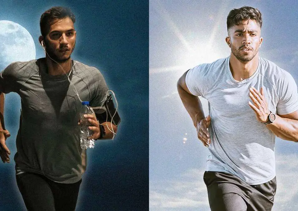man exercising