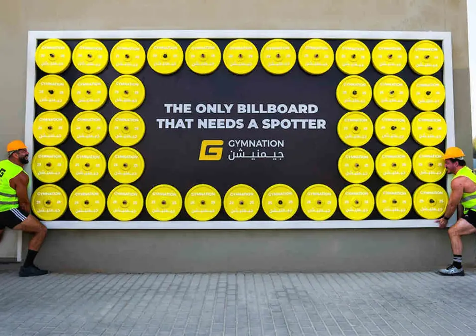 Gymnation's Record Breaking Strongman Billboard