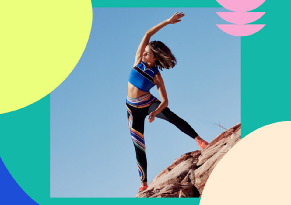 Girl exercising