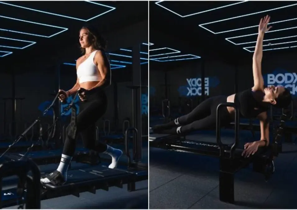 Girl exercising