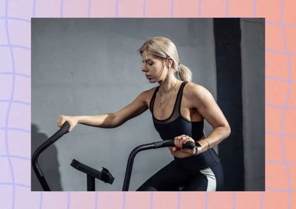 Girl exercising
