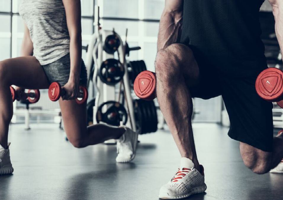 man exercising