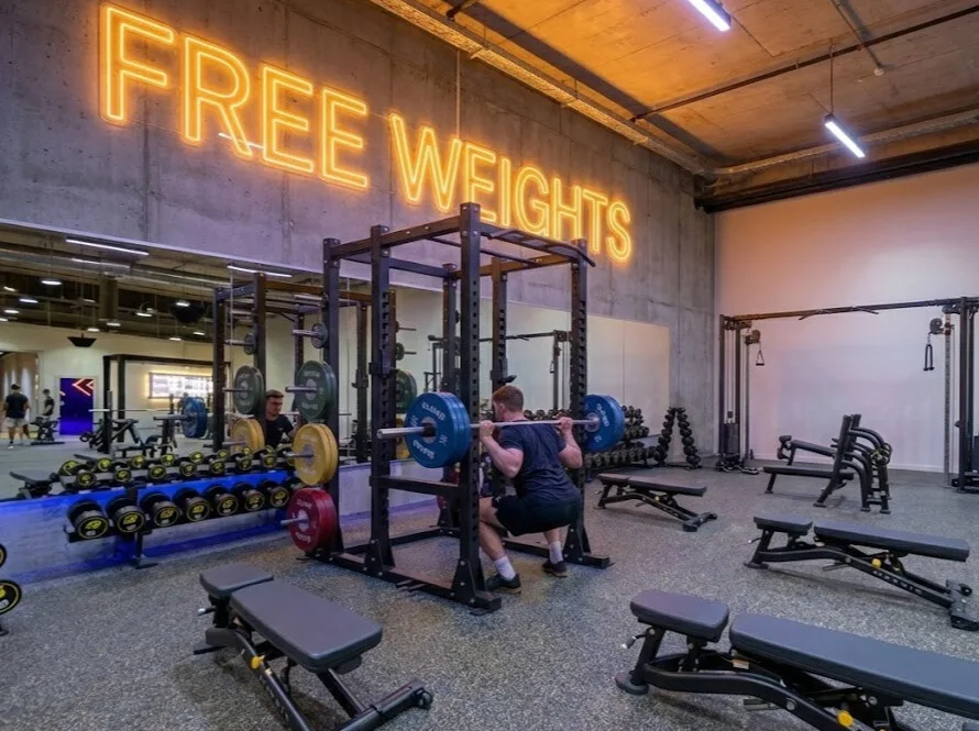 Barbell High Bar Squat