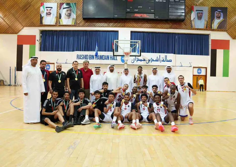الشارقة يتوّج ببطولة دوري الشباب لكرة السلة