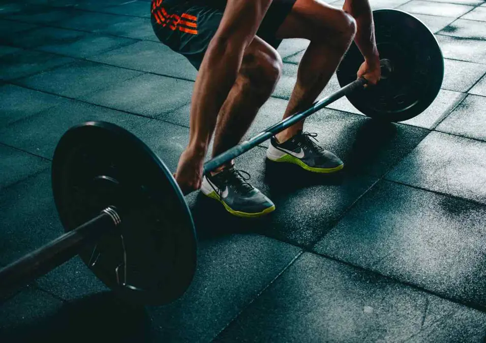 man exercising