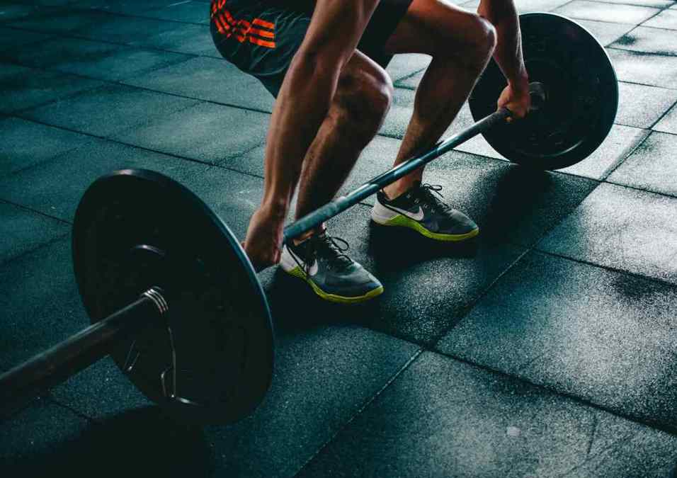 man exercising