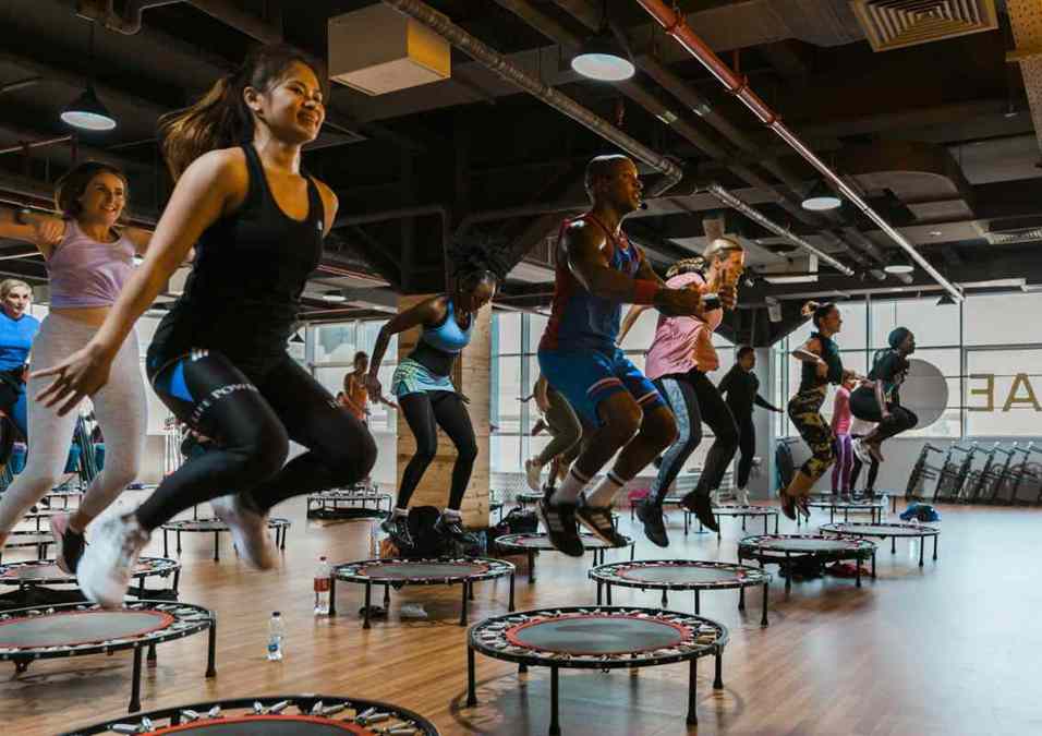 Girl exercising