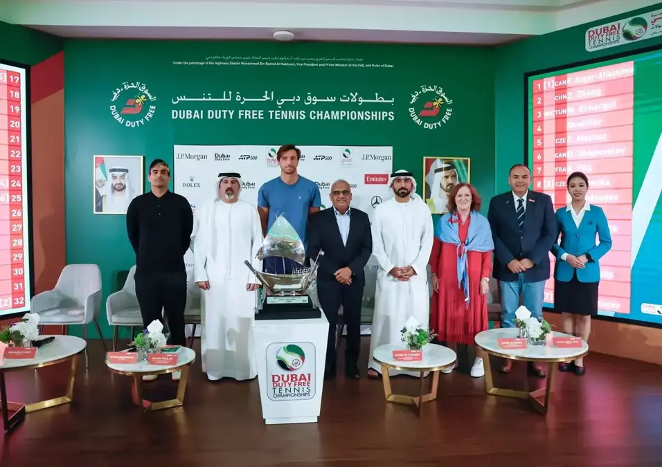 قرعة دبي للتنس للرجال 2026 مواجهات نارية من الدور الأول