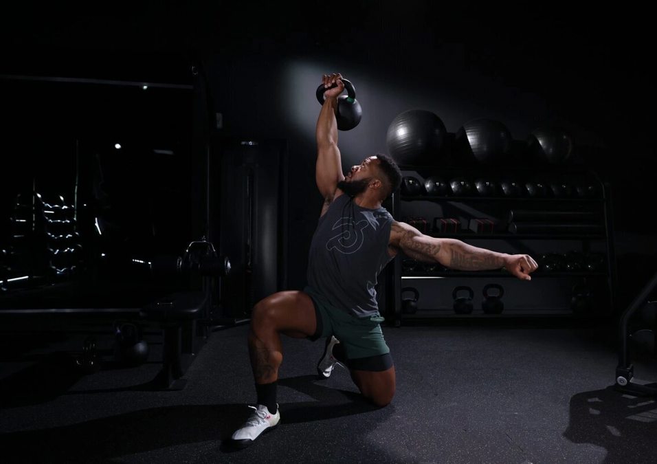 man exercising