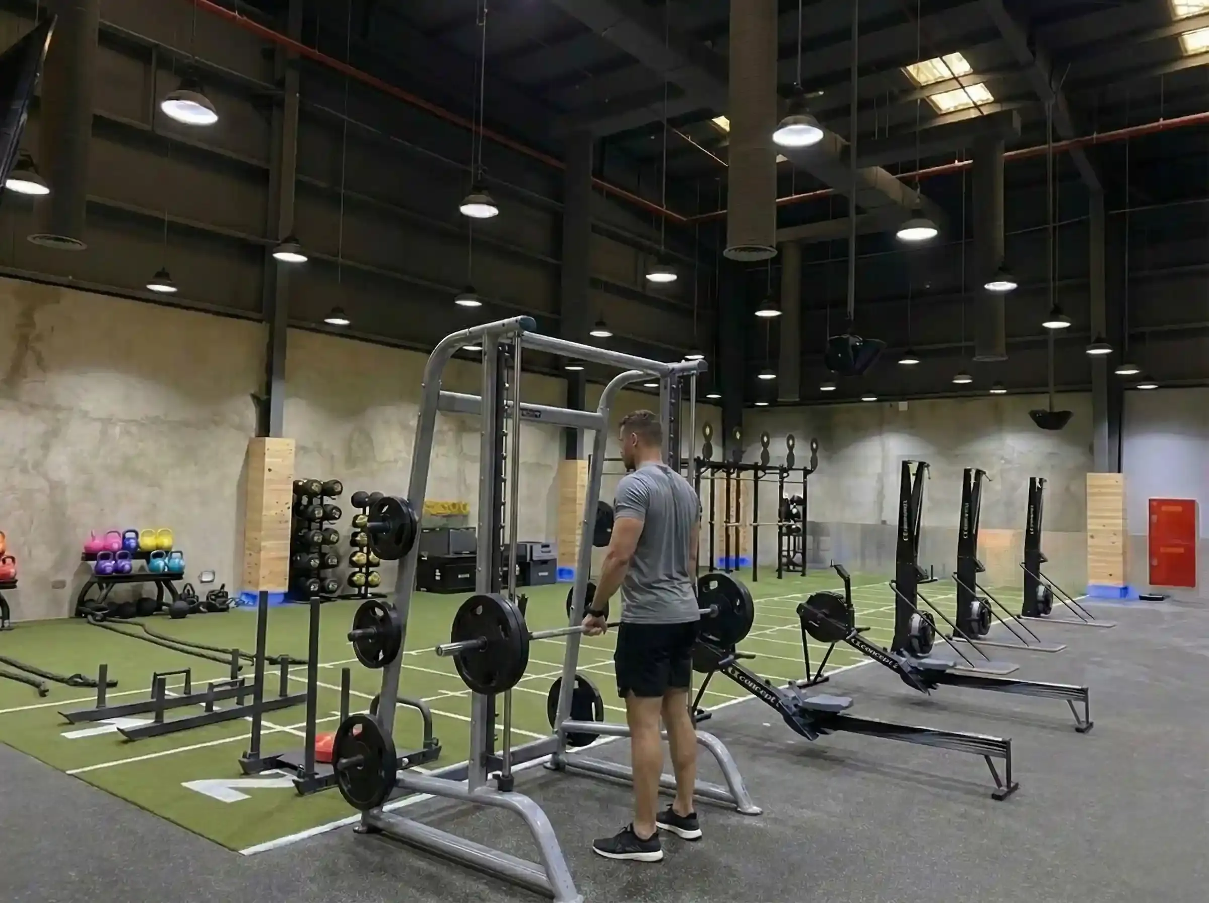Smith Standing Leg Calf Raise