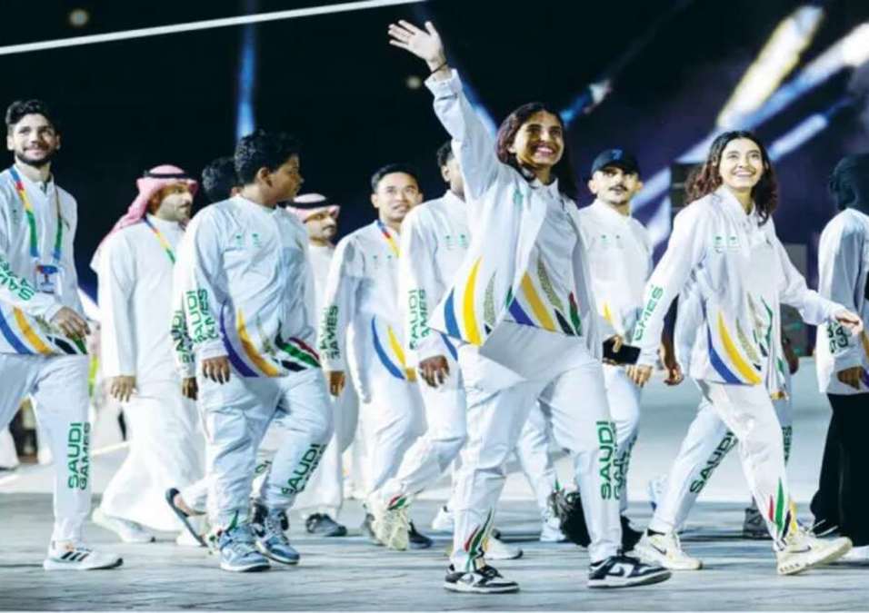 انطلاق الألعاب السعوديةمش