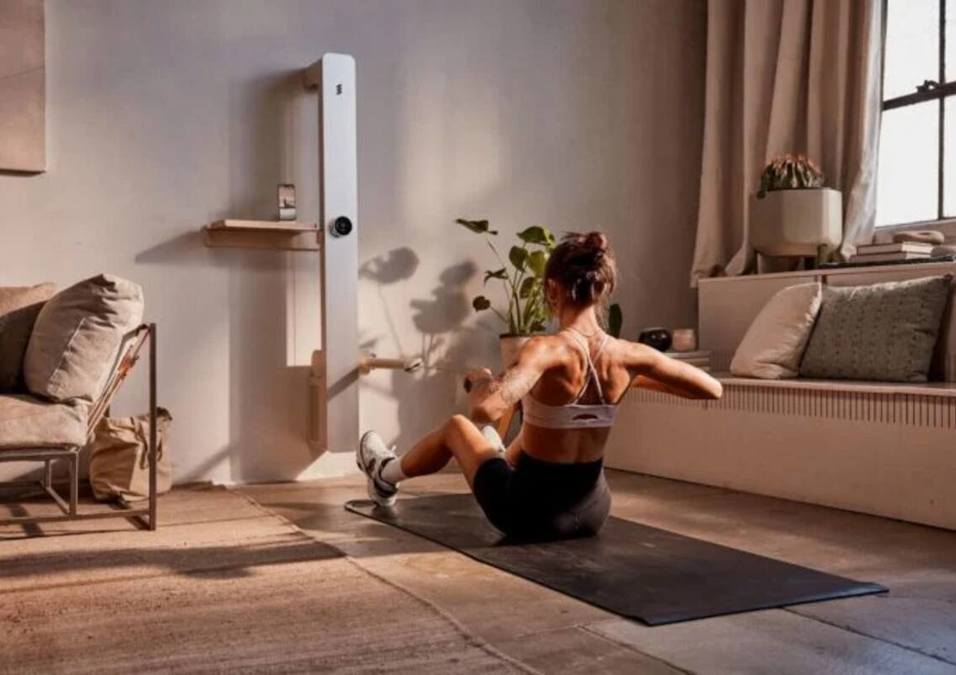 Girl exercising