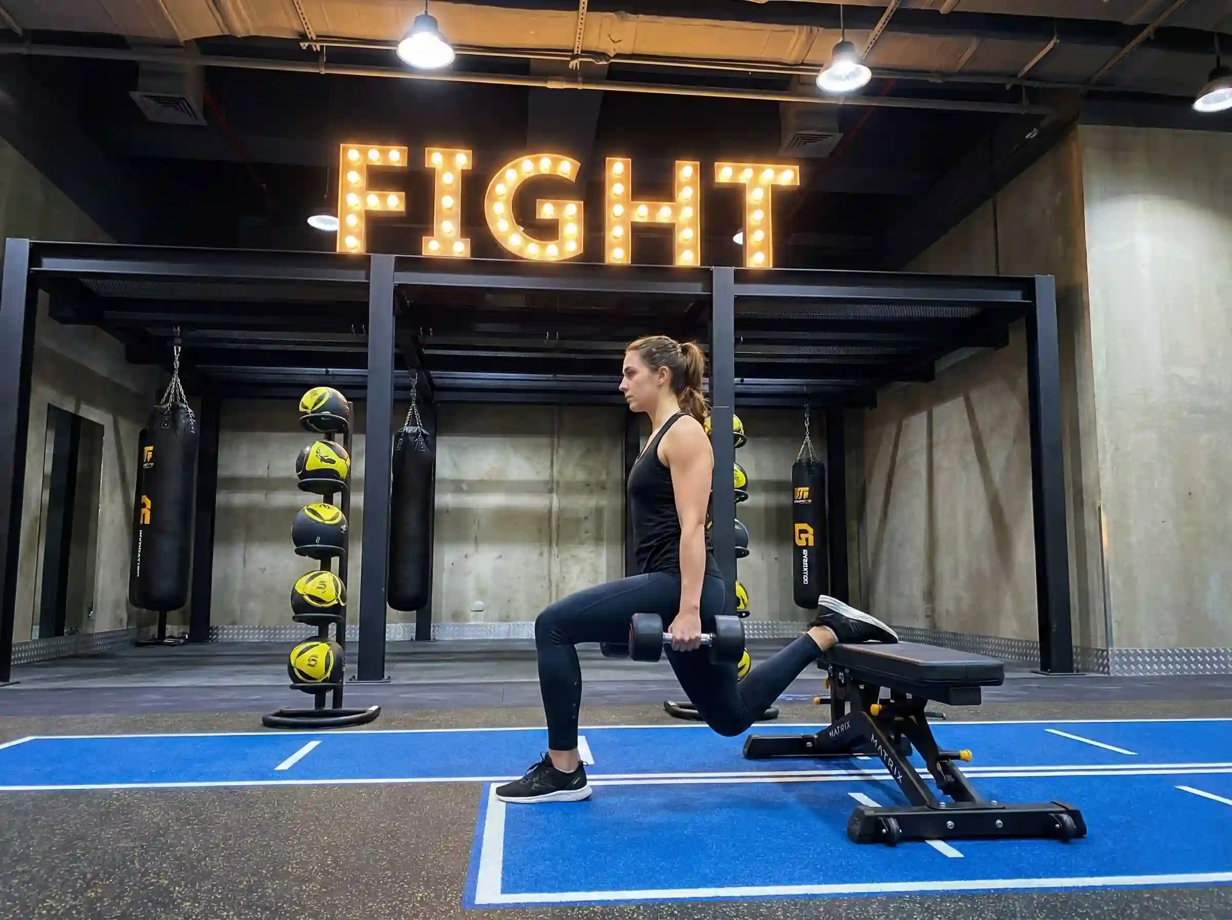 Dumbbell Bulgarian Split Squat