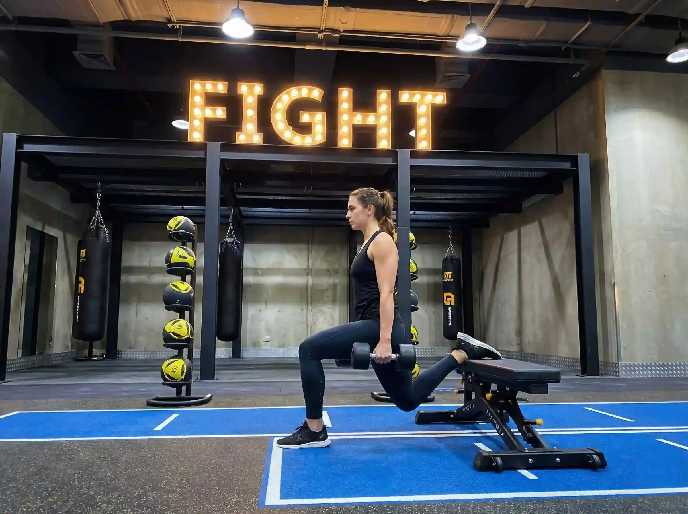 Dumbbell Bulgarian Split Squat
