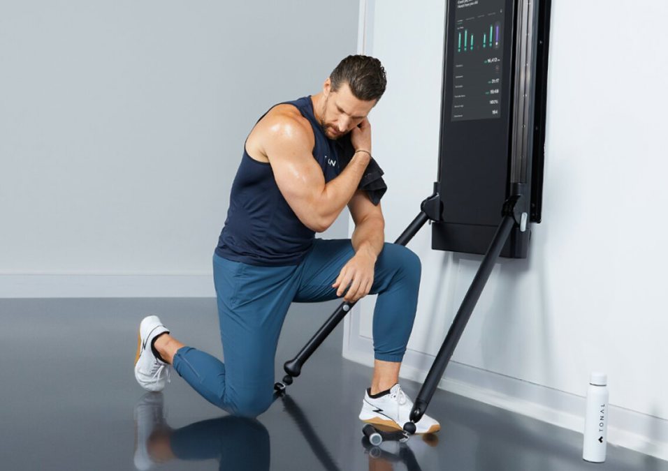man exercising