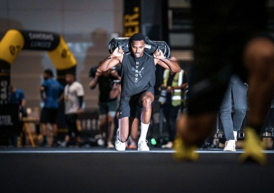 man exercising