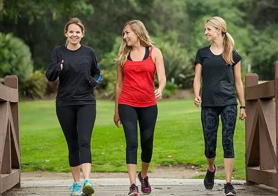 Girls walking