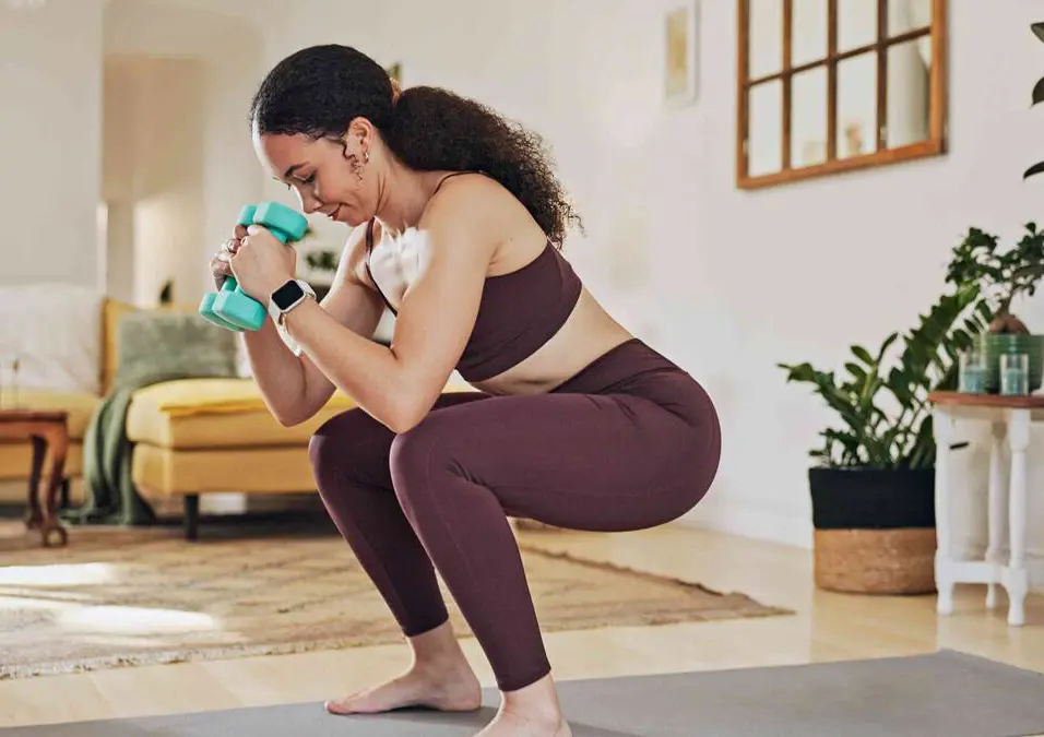 Girl exercising