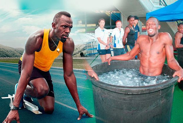 Ice bath for runners