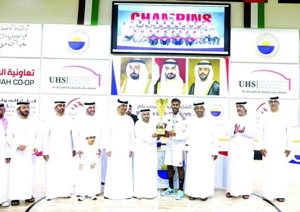 تتويج الشارقة بكأس الإمارات لكرة اليد