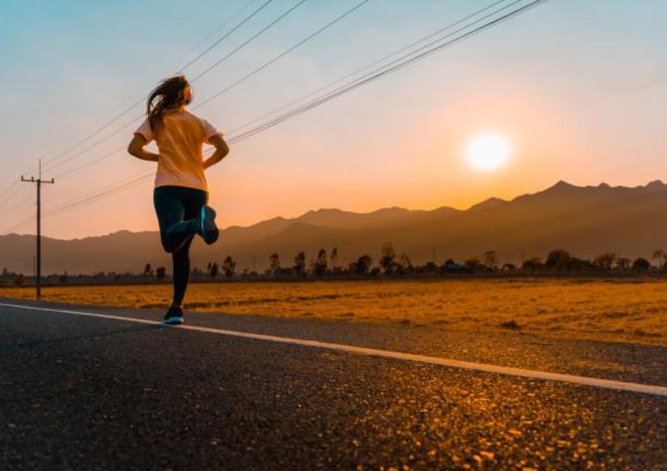 Woman running