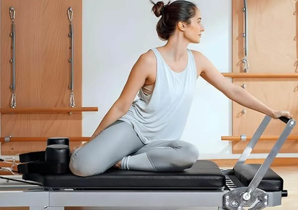 Girl exercising