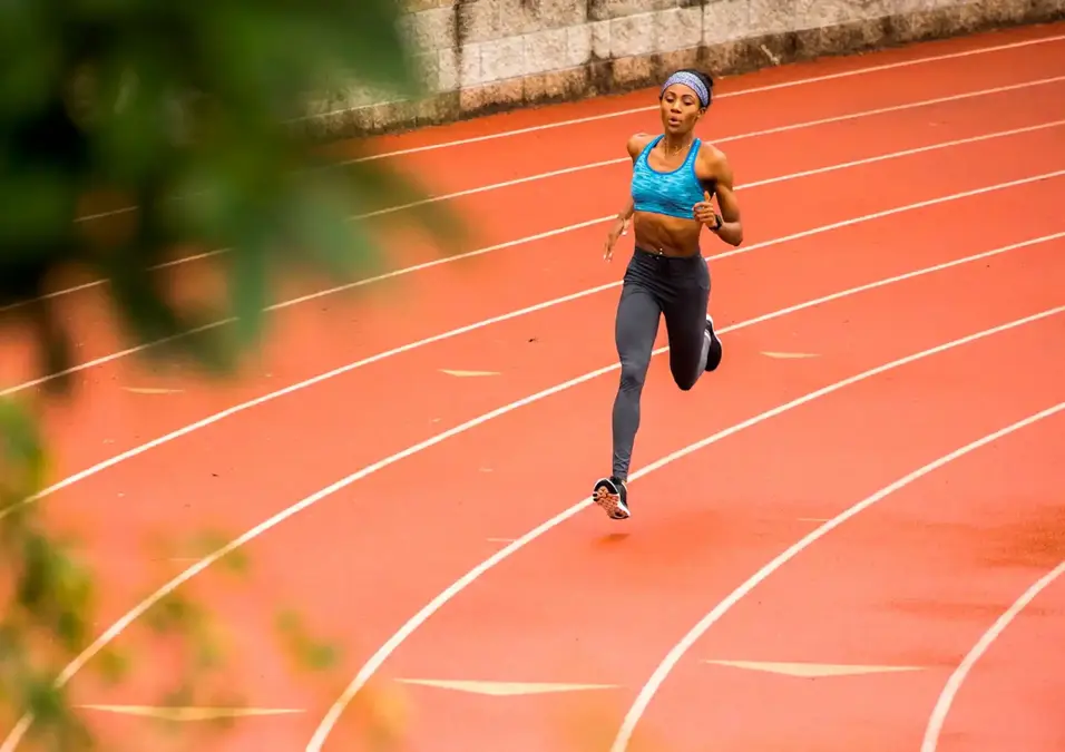 Girl running
