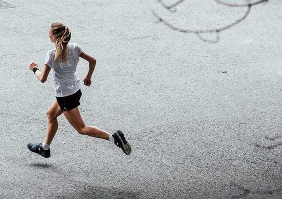 Girl running
