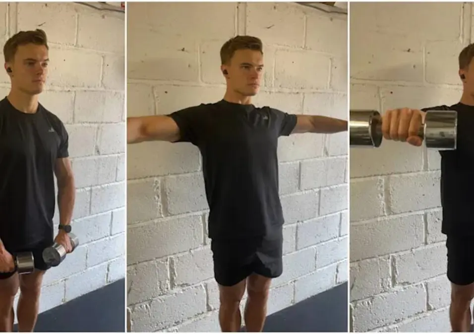 man exercising