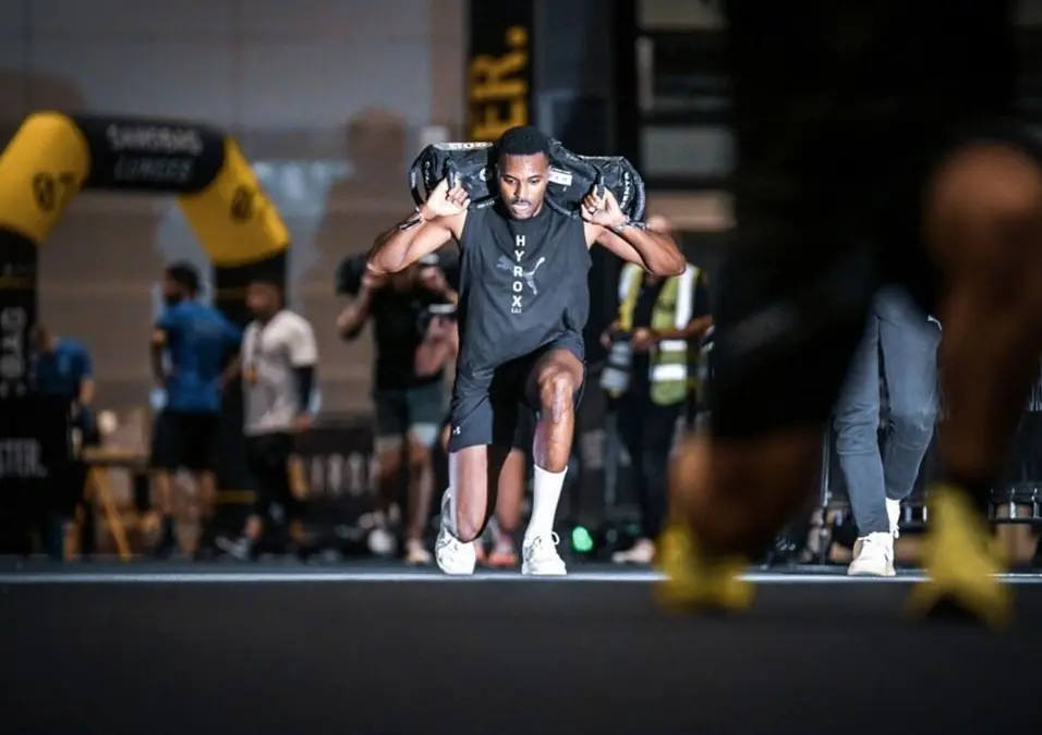 man exercising