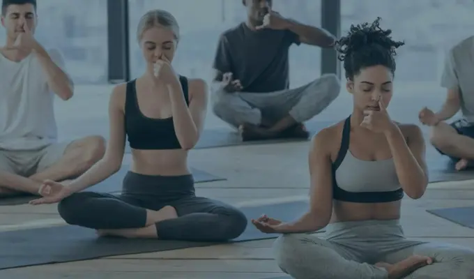 Breathing Yoga at Gymnation