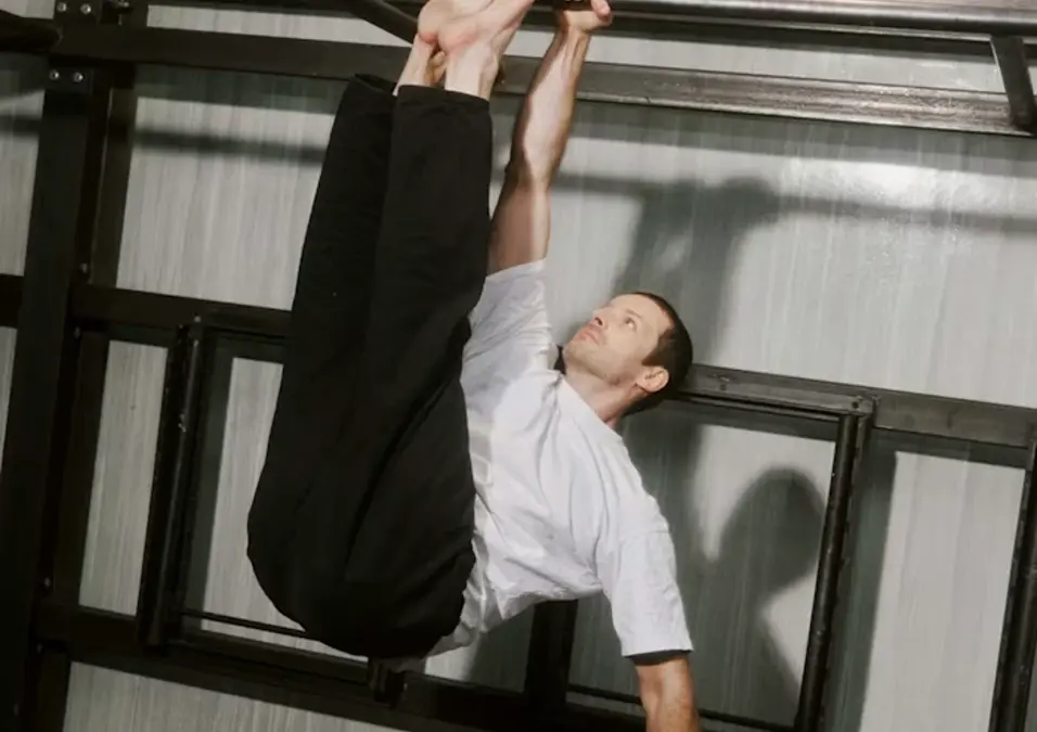 man exercising