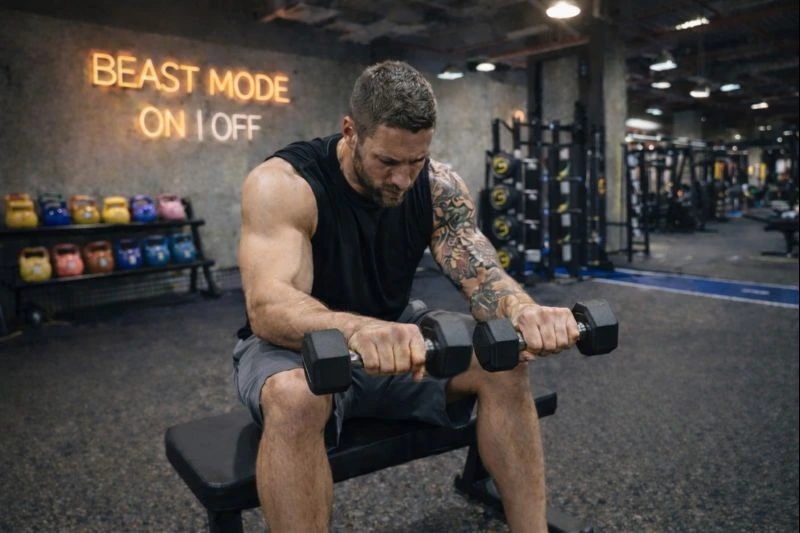 Dumbbell Reverse Wrist Curl