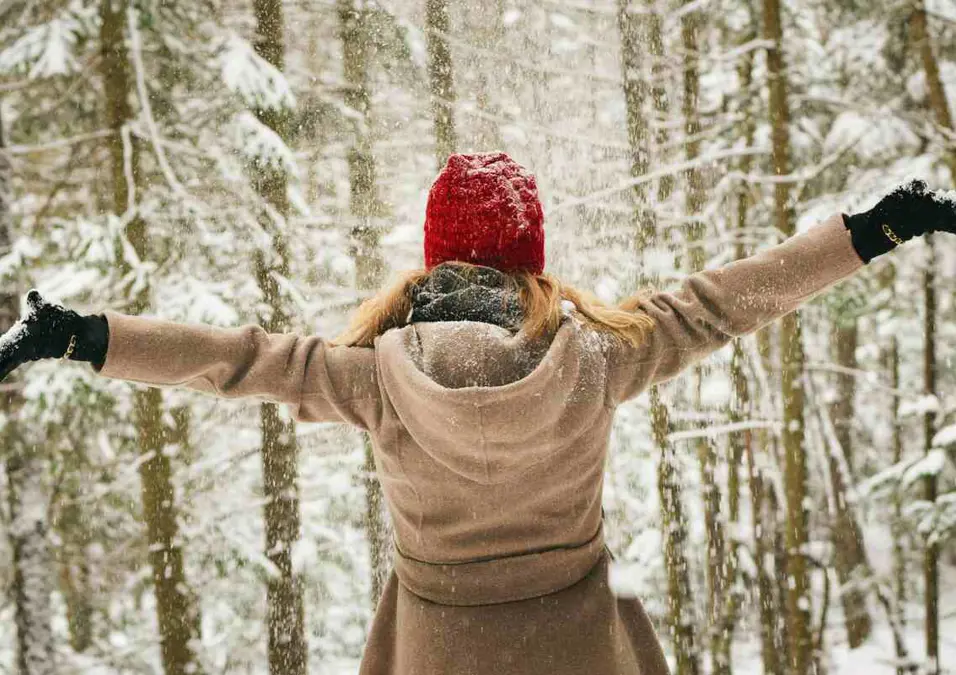 girl in winter