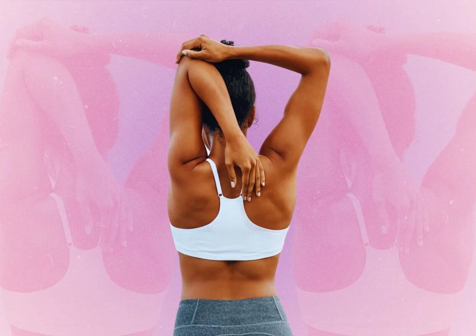 Girl exercising