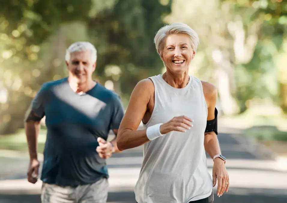 People running