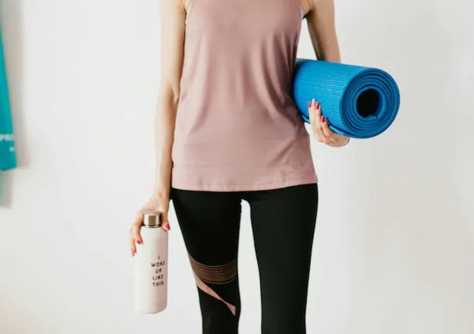 Girl exercising