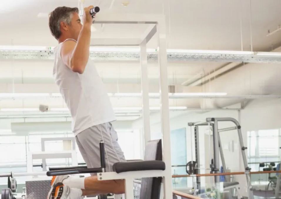man exercising