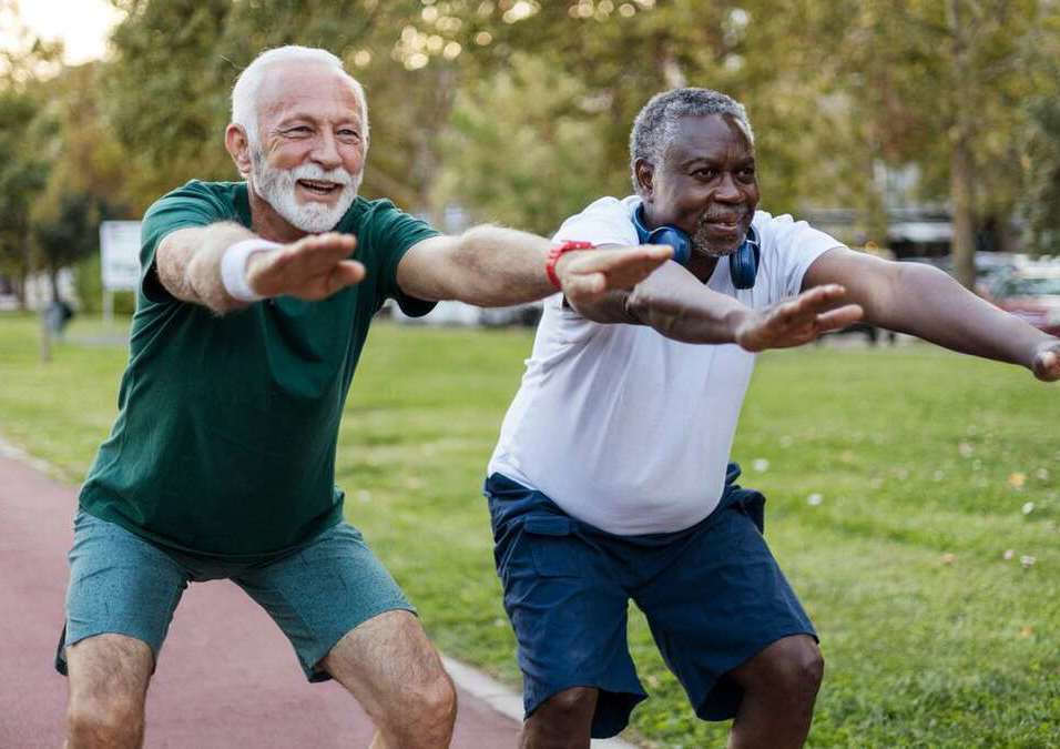 men exercising