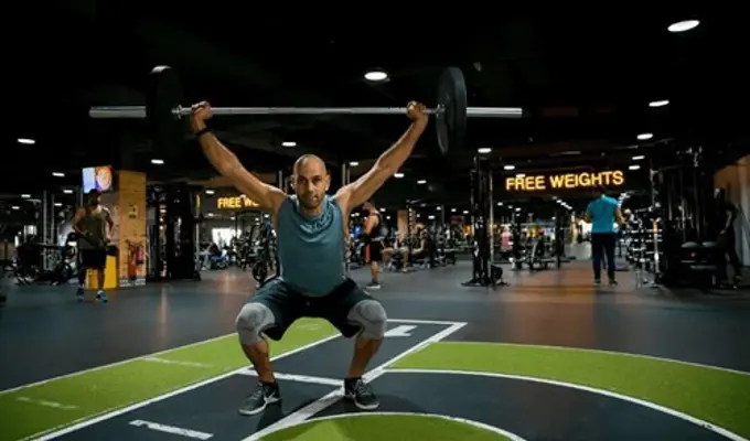 Man Lifting Barbell 2