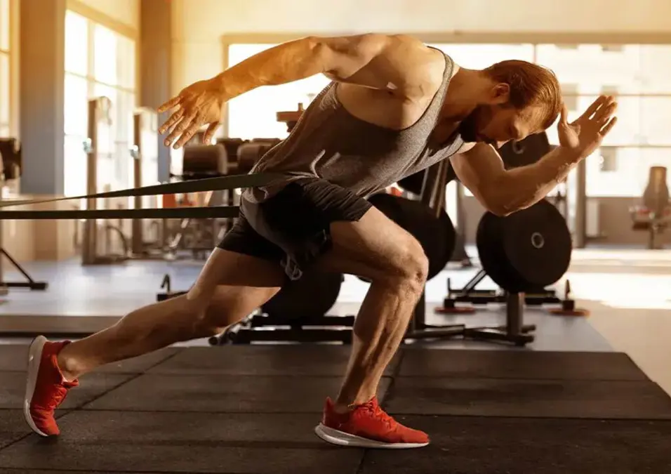 man exercising