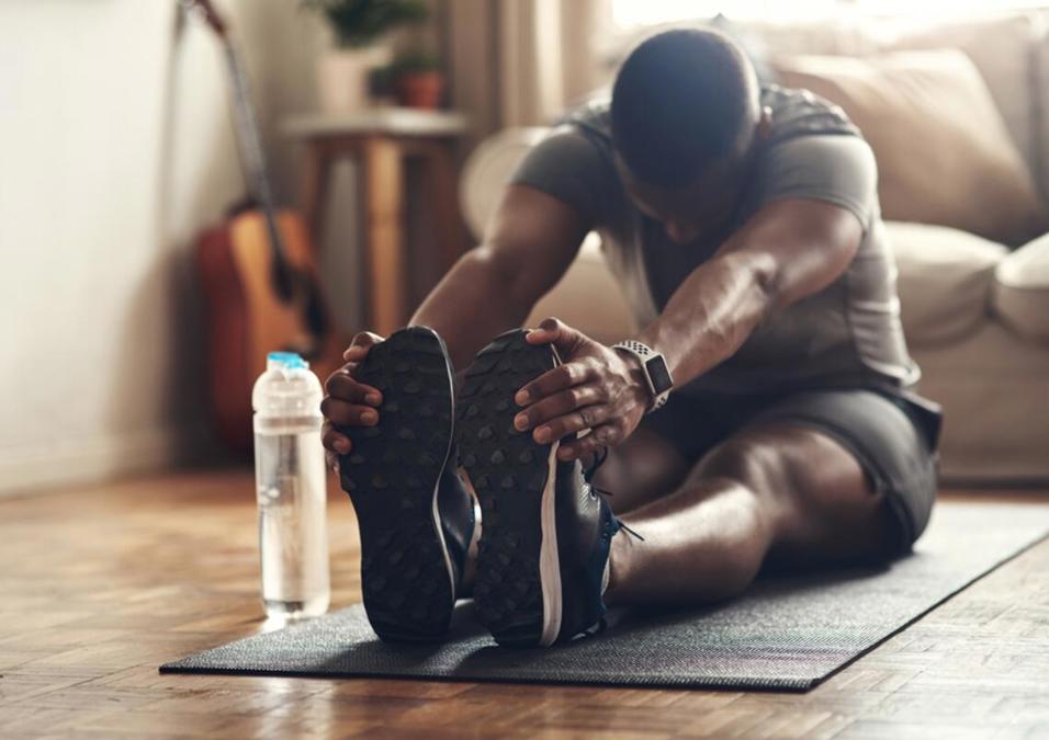 man exercising
