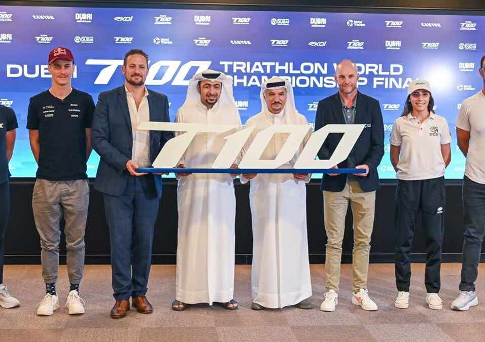 عالمية الترايثلون تي 100 في دبي