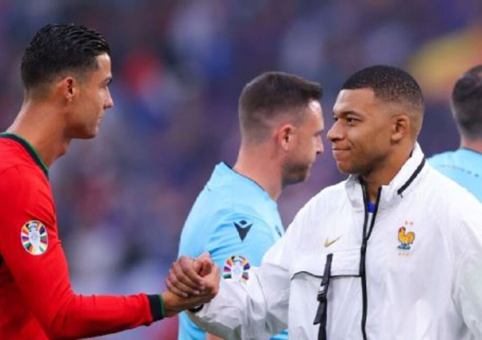 Cristiano Ronaldo and Mbappé