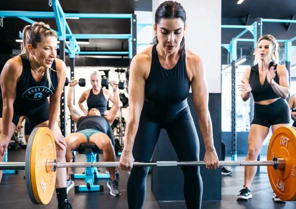 Girl exercising