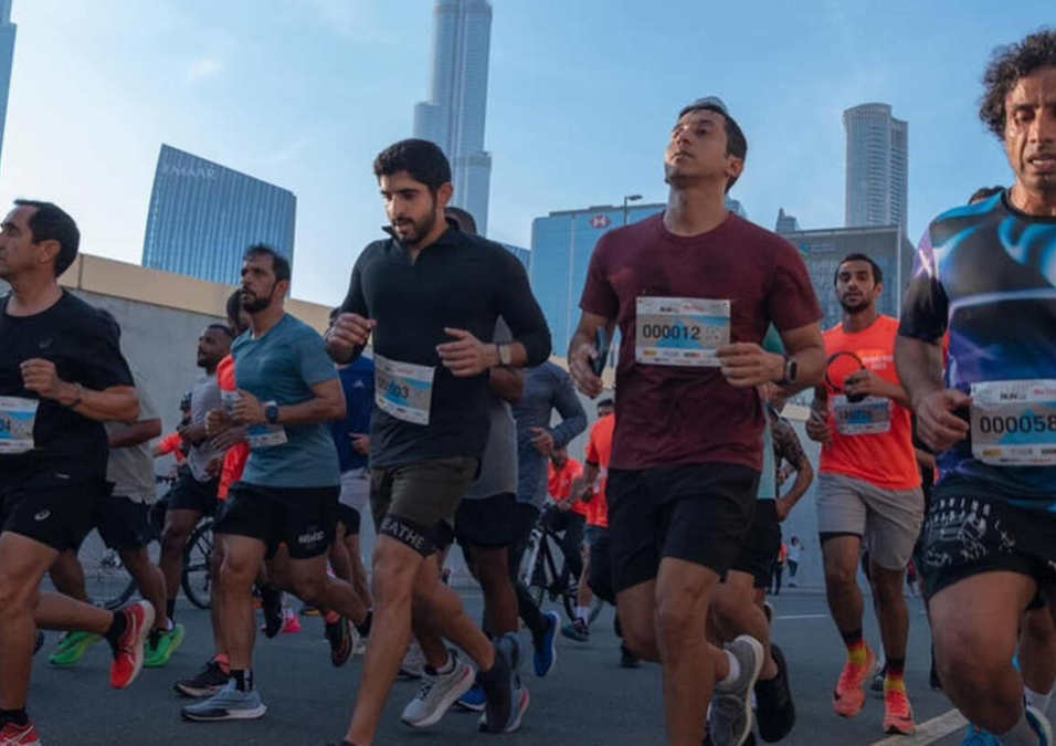 Sheikh Hamdan Leads Dubai Run